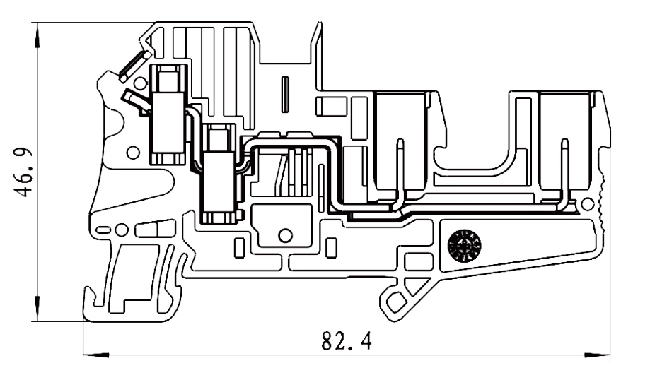 JHD5-4UT - Takılabilir Terminal Blokları