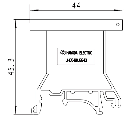 JHD5-B1(UBE/A) - Terminal Şerit İşaretleyici Taşıyıcıları